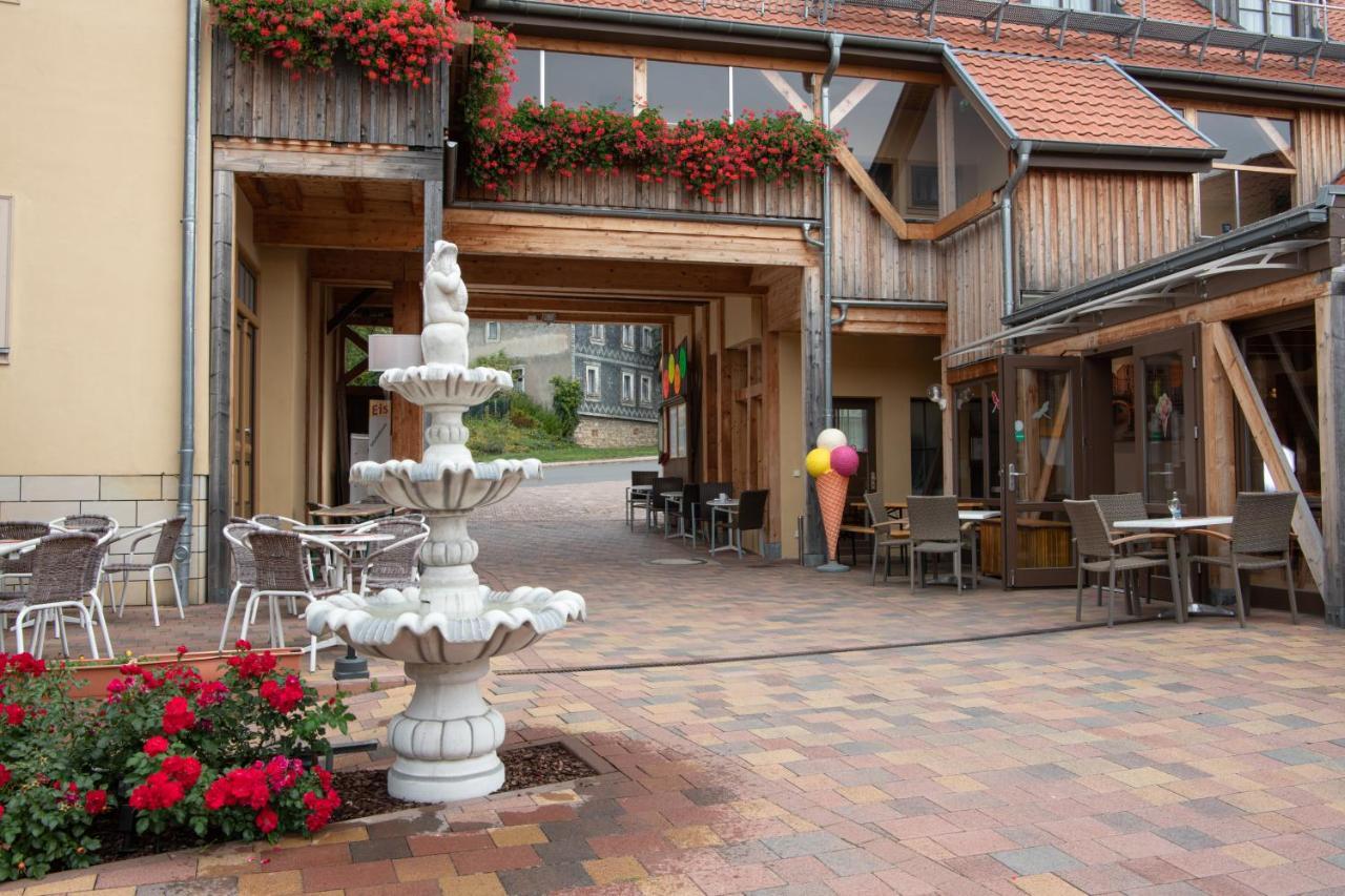 Pension-Cafe-Libelle Elxleben bei Arnstadt Dış mekan fotoğraf